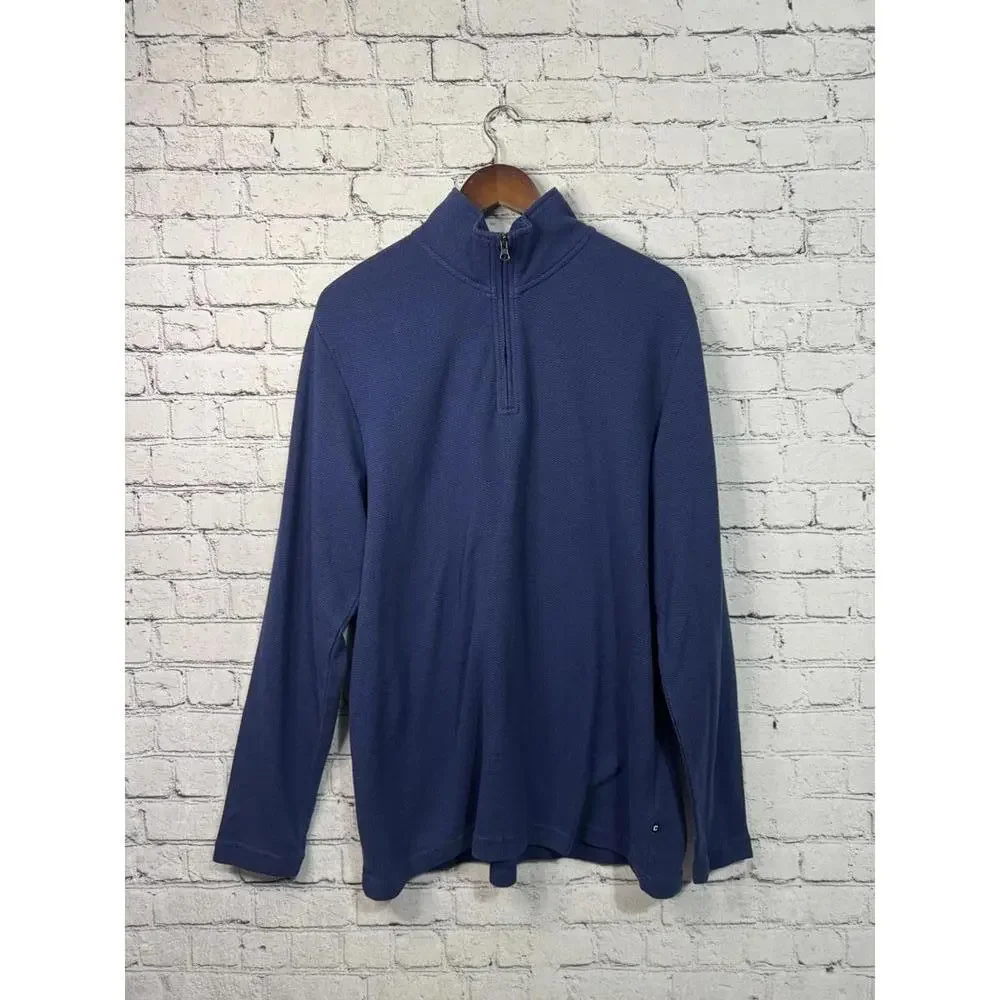 Chaps Men's Pullover Sweater‎ with Half-Zip Collar L
